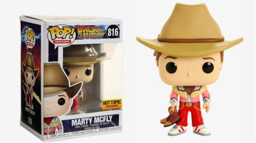 Funko Pop 816 Back To The Future - Marty Mcfly (cowboy)