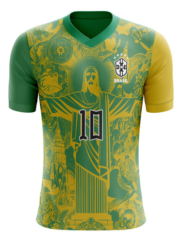 Camiseta Sublimada - Brasil Cristo Sub-1 - Personalizada