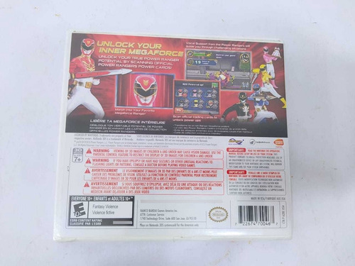 Power Rangers Megaforce (nuevo) - Nintendo 3ds