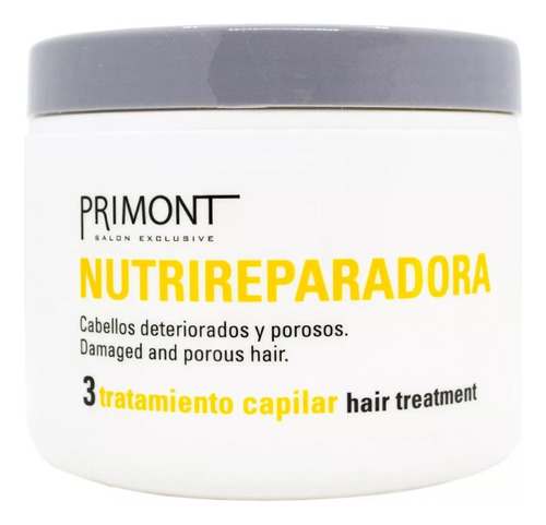 Máscara Capilar Nutri Reparadora Pelo Poroso - Primont 500g