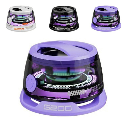 Mini Altavoz Bluetooth Magnético Con Luz De Multi-rgb, G200
