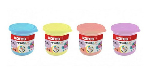 Imagen 2 de 4 de Foami Moldeable Kores Magik Clay Pastel