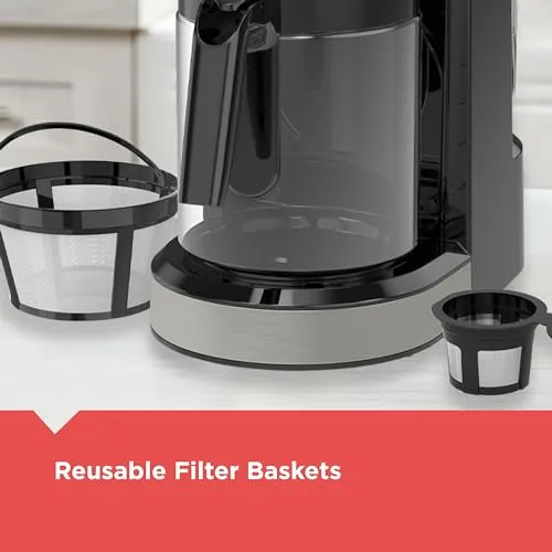 Cafetera Black+decker Dual Brew Con Jarra De 14 Tazas Y Una