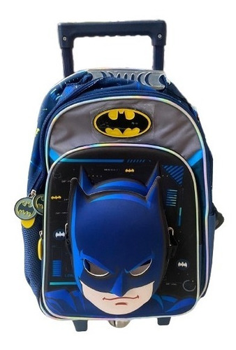 Mochila Carro Liga Justicia Batman Superman Preesc 1° Grado