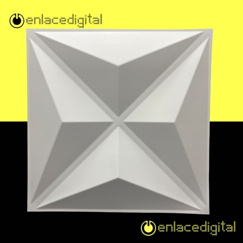 Imagen 5 de 6 de Panel Decorativo 3d Pvc Interior Exterior Blanco 003