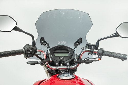 Parabrisas Delta P/ Bajaj Pulsar N160 Negro Mtc