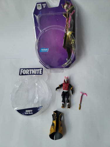 4 Figuras Fornite, Drift, Raptor, Omega, Skull Trooper (Usado)