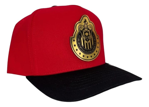 Gorra Chivas Rayadas Rebaño Sagrado Rojiblancos Campeonísimo Rojo Unitalla Lisa