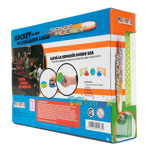 Space Hockey Tejo De Mesa Deslizante Con Aire Juego Magnific