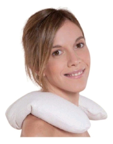 Almohada Térmica Cervical Con Funda, Semillas Y Lavanda