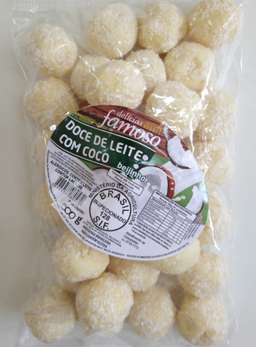 Doce De Leite Com Coco Bolinha - Beijinho - Doces Famoso