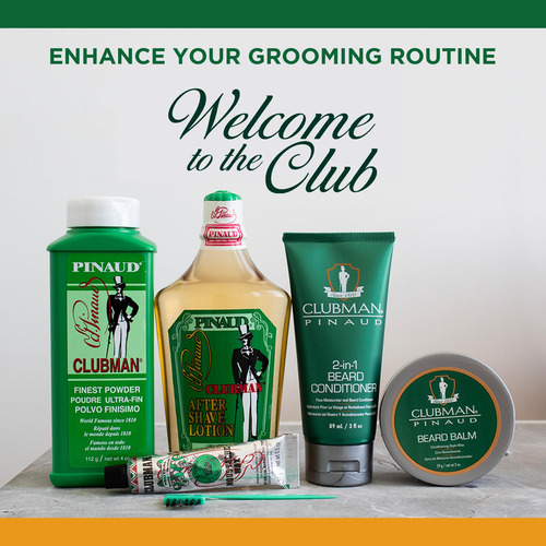 Cera Para Bigotes Clubman Pinaud Con Aplicador Con Brocha O