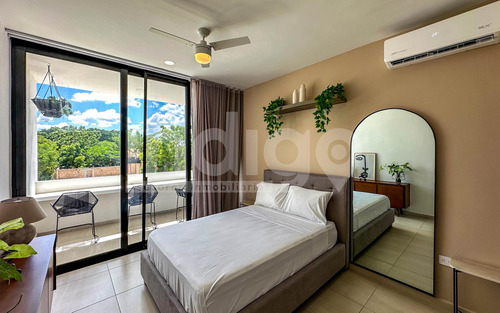 Departamento En Venta En Mérida Con Roof Top En Seremos Corredor Residencial, Dzityá