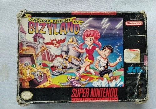 Cacoma Knight In Bizyland ( Super Nintendo ) (caja) 25v(^o^)