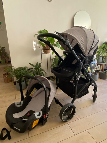 Coche Cuna Travel System Explorer Lx Gris Bebesit (Usado)