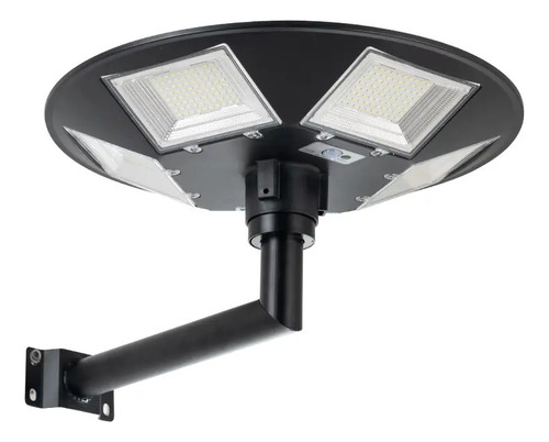 Foco Solar Led Ufo 500w Carcasa Negro Color Luz Fría Soporte