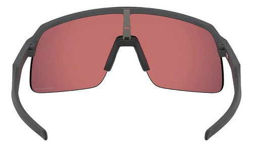 Gafas de ciclismo Oakley Sutro Lite Prizm Trail Torch con montura negra y lentes rojas