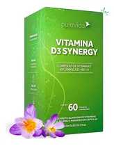Comprar Vitamina D3 Synergy 2.000ui, K2 Mk7 100mcg 60cáps Pura Vida