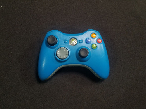 Control Xbox 360 Inalámbrico Azul Claro