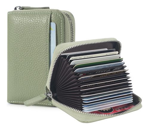 Portatarjetas De Crédito Para Mujer, Con Bloqueo Rfid,