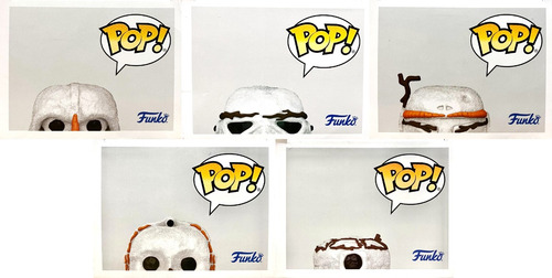 Paquete Funko Pop Star Wars-navidad 5 Figuras