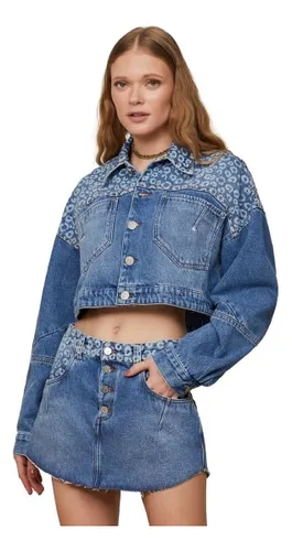 Saia jeans best sale animale