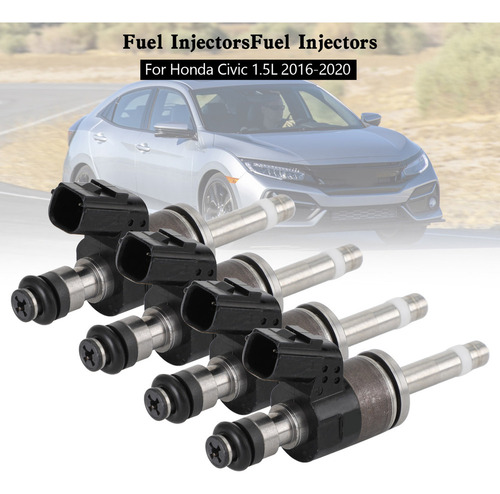 4x Inyector De Combustible Para Honda Civic 1.5l 2016-2020 1
