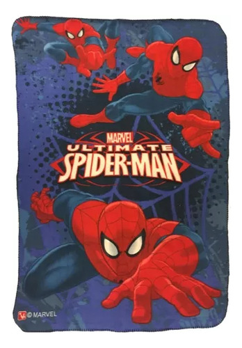 Manta Cobertor Infantil Ultimate Spiderman Dtc - Sortido