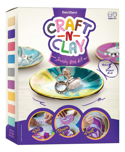 Kit De Slime Craft 'n Clay -  De Fabricación De Platos  Ksl