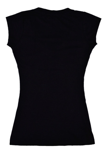 Imagem 4 de 4 de Camiseta De Algodão Feminina Estampada T-shirt Decote Blusa