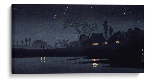 Canvas Lab Cuadro Noche Estrellada 40x20, Hiroaki Takahashi