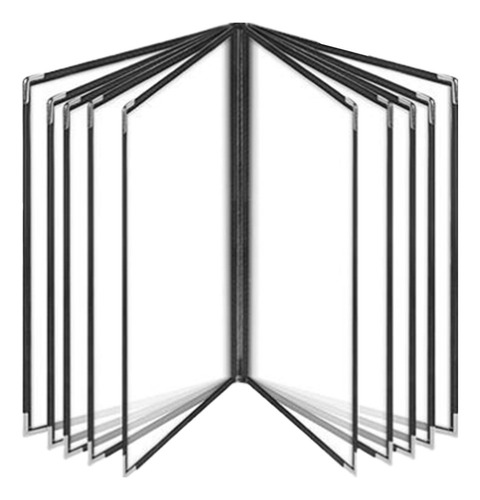 Fundas Para Menús, Tamaño Carta, Transparentes, 10 Páginas,
