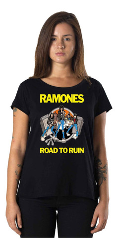 Remeras Mujer Ramones Road To Ruin Punk |de Hoy No Pasa| 9 V