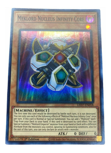 Yugioh Meklord Nucleus Infinity Core Led7