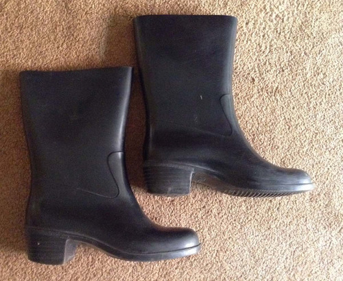 Botas Lluvia Negras N* 34