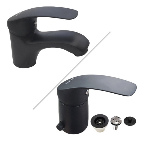 Set Griferia Baño Lavatorio Baja Bidet Mozart Vitra Ceramico