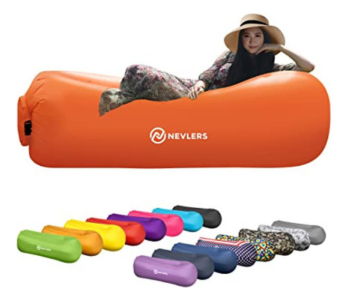 Nevlers Inflable Lounger Air Sofa - Sofá Inflable Portátil P