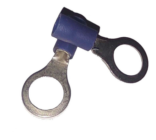 Imagen 1 de 2 de Terminal Anillo Azul M8 5/16 16-14, Pack De 50 Piezas