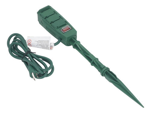 Tira De Jardín Power Stake Outdoor, 3 Salidas, Ip44, Imperme