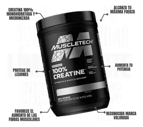 Platinum Creatine 400 Gr Muscletech