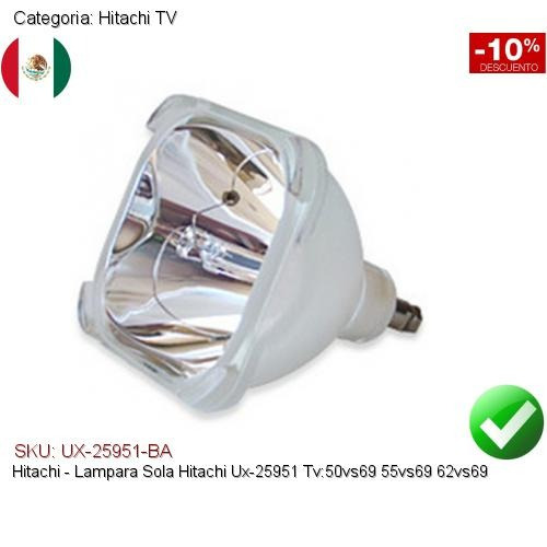 Lampara Compatible Hitachi Ux-25951 Tv50vs69 55vs69 62vs69