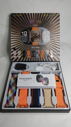 Smartwatch W10 Laxasfit 10 Mallas Negro Varios Varios