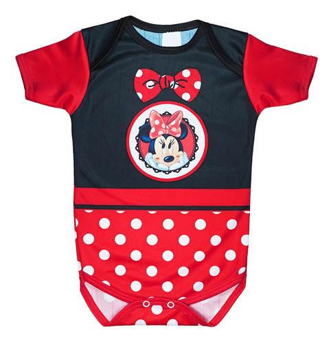 Pañalero Bebé Minnie Mouse Traje Disfraz Calidad Premium