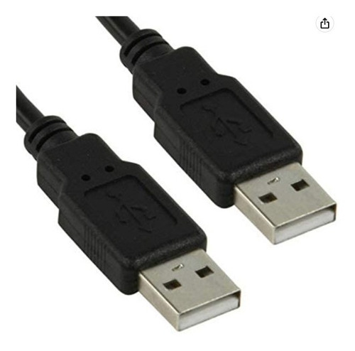 Cabo Extensor Usb 2.0 Macho X Macho Cor Preto