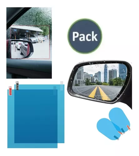Película antivaho para los retrovisores del coche (pack 4)