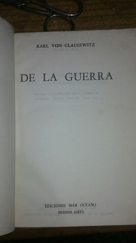 De La Guerra Karl Von Clausewitz