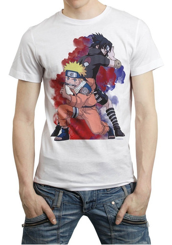 Naruto Shippuden Sasuke Playera One Piece Dragon Ball