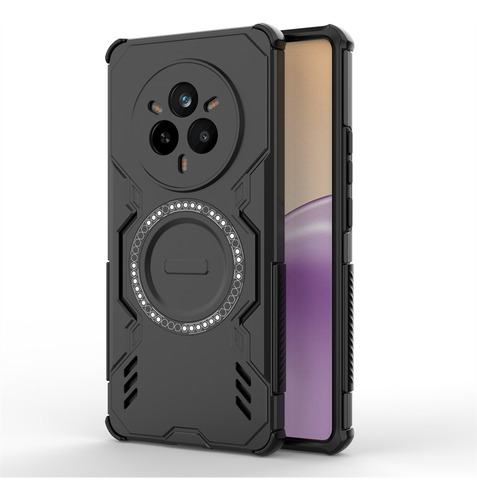 Funda Rígida De Plástico Armor Para Xiaomi Redmi Note 14 Pro Plus K80 Pro Funda Protectora Magnética A Prueba De Golpes