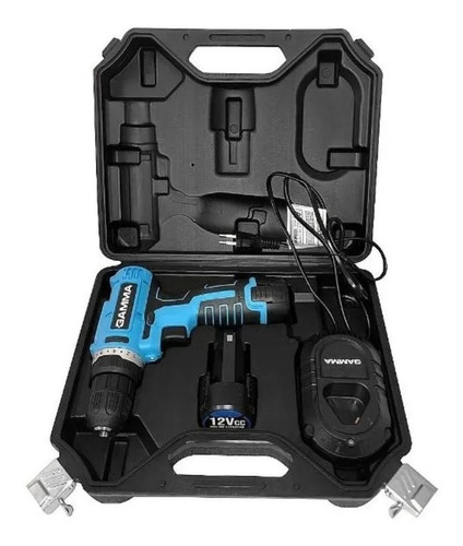 Imagen 9 de 10 de Taladro Atornillador Gamma 10mm 12 Volt 2 Baterias + Regalos