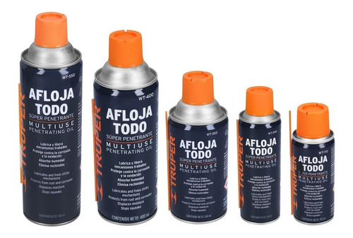 Aceite Spray / Lubricante Protector Afloja Truper.